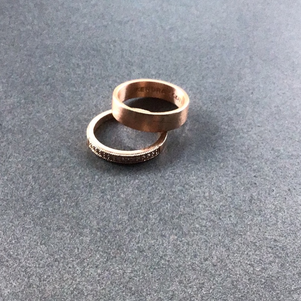 Kendra Scott Tate Midi Ring Set in Rose Gold